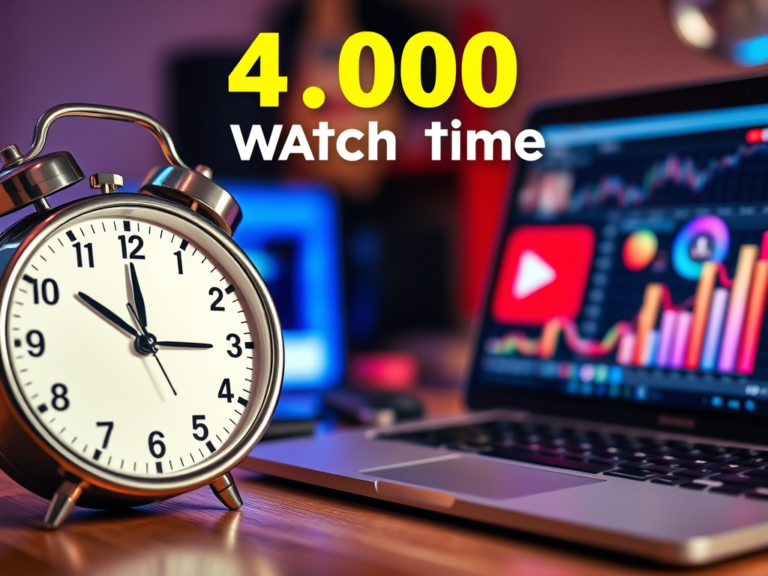 Cómo conseguir 4000 horas de reproducción YouTube